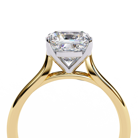 Solaria Elan-Cushion Square Cut Ring