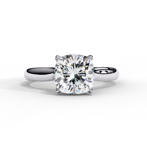 Solaria Elan-Cushion Square Cut Ring