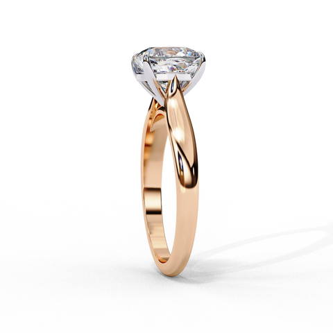 Solaria Elan-Cushion Square Cut Ring