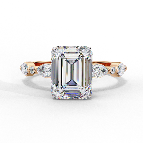Regalia Crest - Emerald Cut Ring