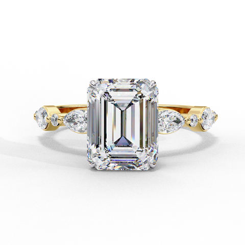 Regalia Crest - Emerald Cut Ring