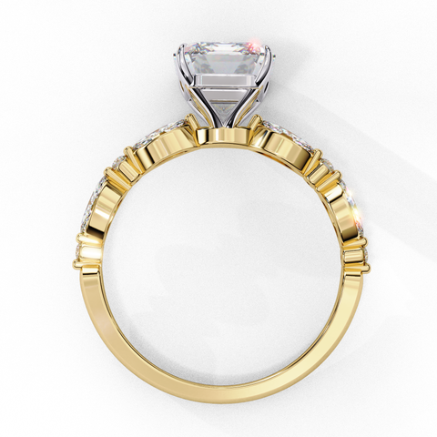 Regalia Crest - Emerald Cut Ring