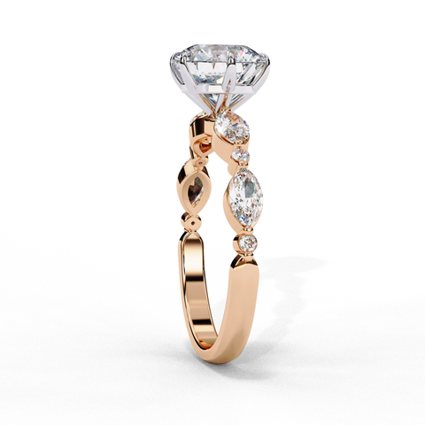 Isadora Bloom - Round Cut Ring