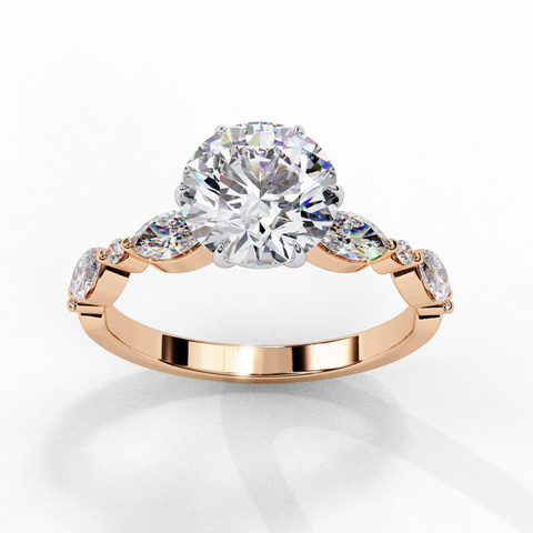 Isadora Bloom - Round Cut Ring