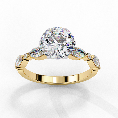 Isadora Bloom - Round Cut Ring