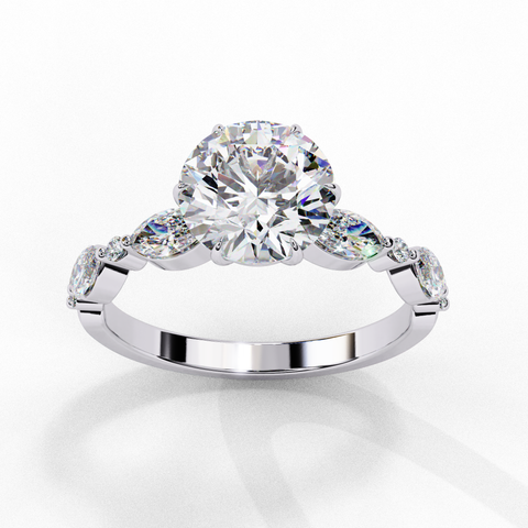 Isadora Bloom - Round Cut Ring