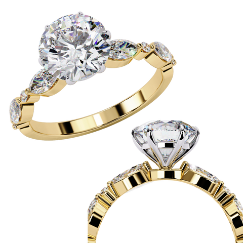 Isadora Bloom - Round Cut Ring