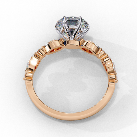 Isadora Bloom - Round Cut Ring