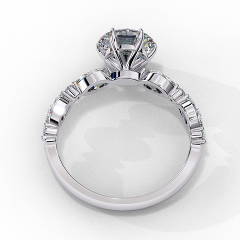 Isadora Bloom - Round Cut Ring