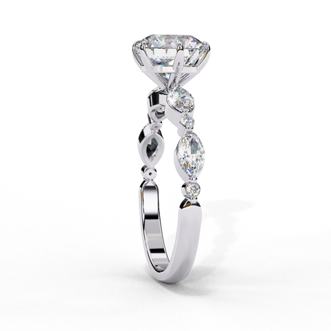 Isadora Bloom - Round Cut Ring