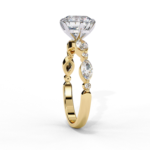 Isadora Bloom - Round Cut Ring