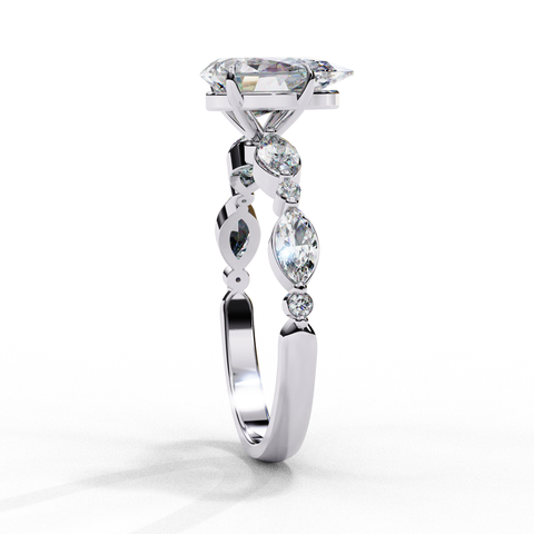 Tearielle Pear-Shaped Ring
