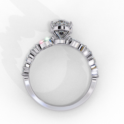 Tearielle Pear-Shaped Ring