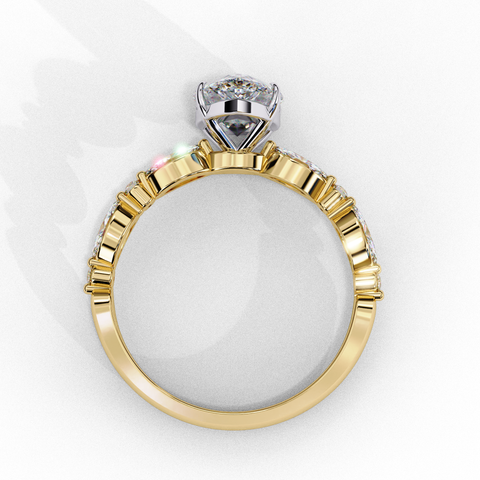 Tearielle Pear-Shaped Ring
