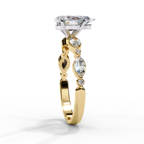 Tearielle Pear-Shaped Ring