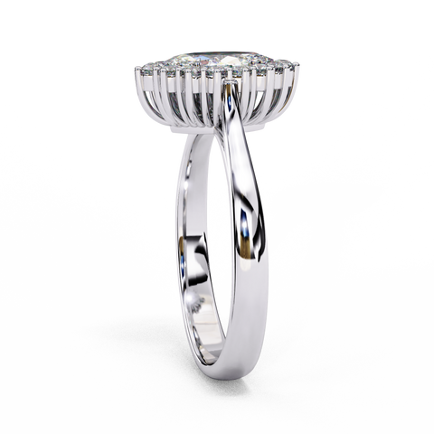 Lunara Crown Marquise Cut Ring