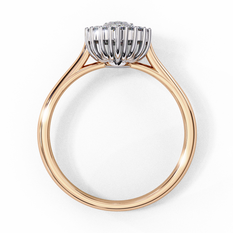Lunara Crown Marquise Cut Ring