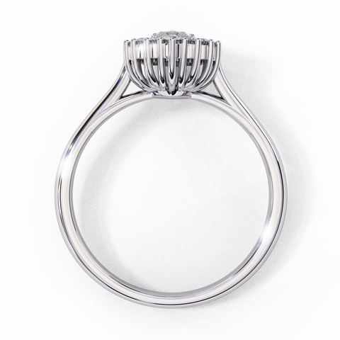 Lunara Crown Marquise Cut Ring