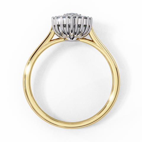 Lunara Crown Marquise Cut Ring