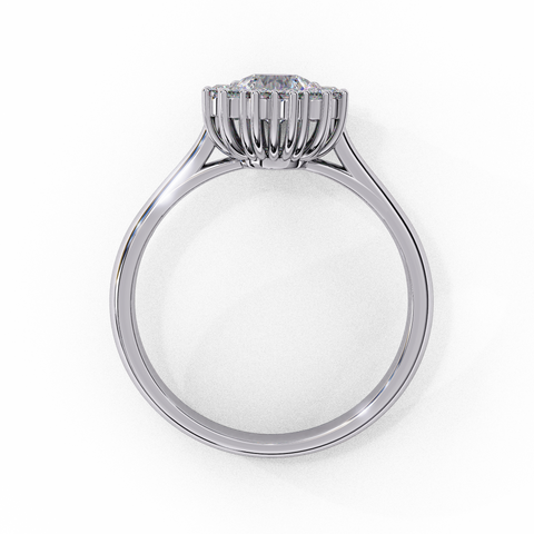 Lumira Bloom Round Cut Ring