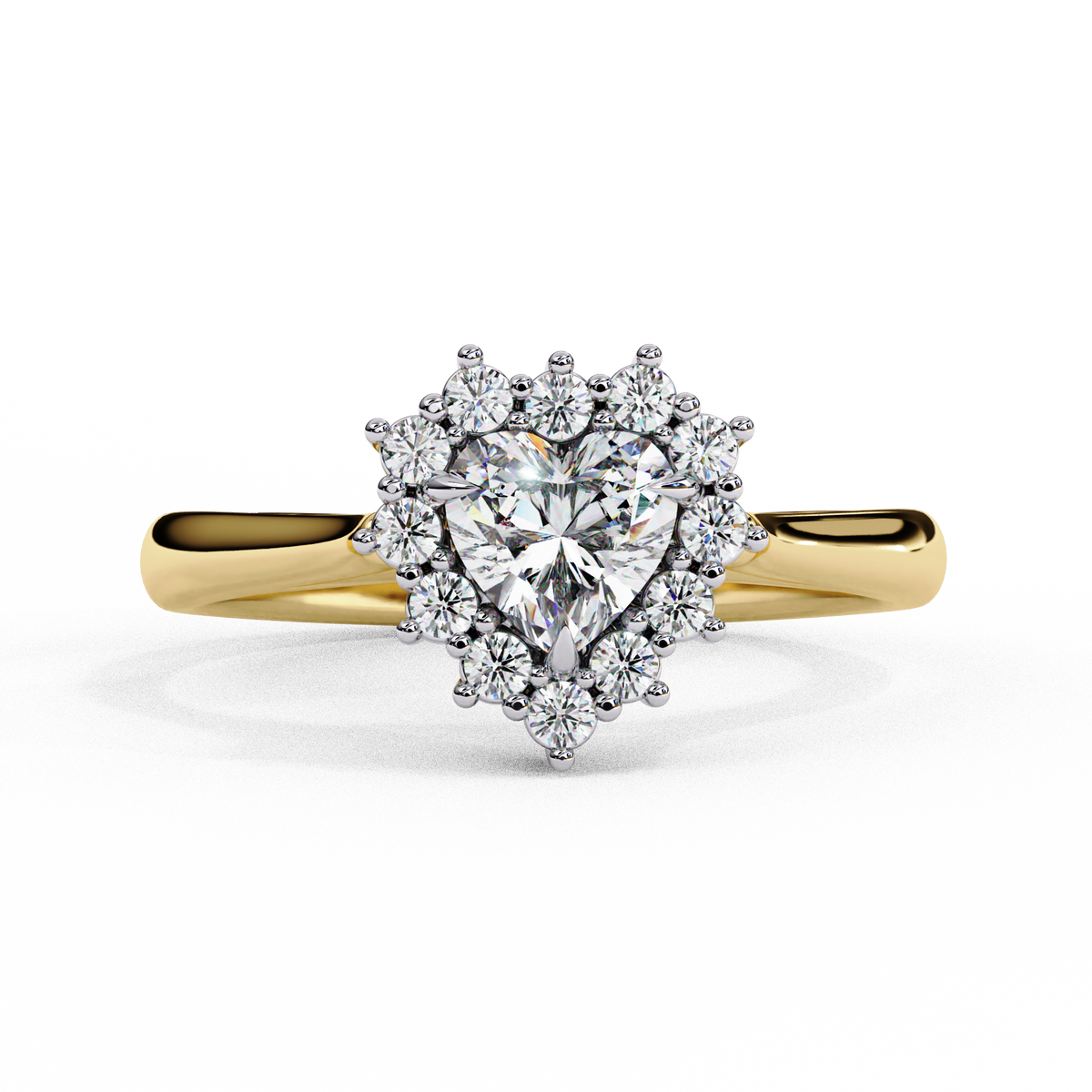 Elara Bloom Heart Cut Ring