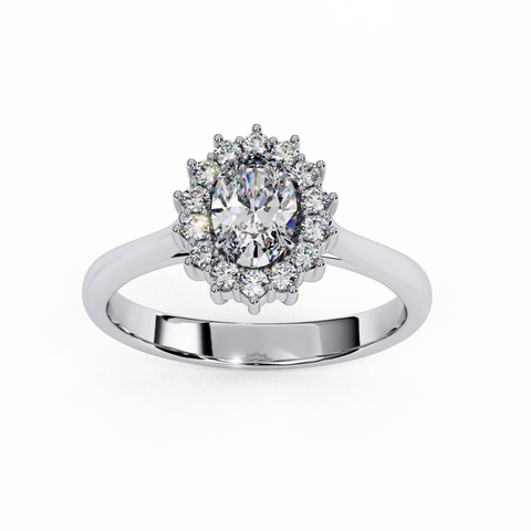 Lumina Belle Oval  Cut Ring