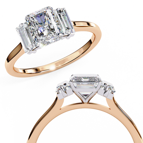 The Clarion Radiant Cut Ring