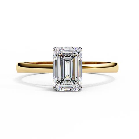 The Stellaire Emerald Cut Ring