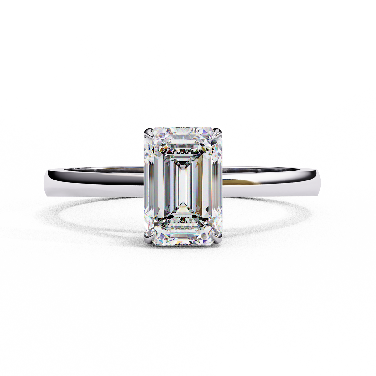 The Stellaire Emerald Cut Ring