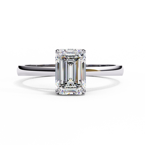 The Stellaire Emerald Cut Ring