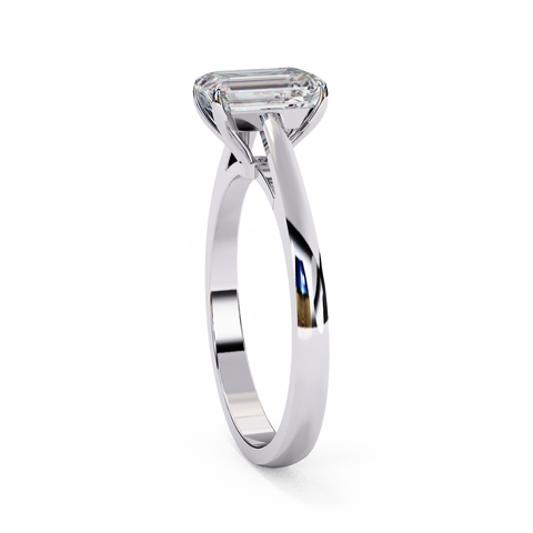The Stellaire Emerald Cut Ring