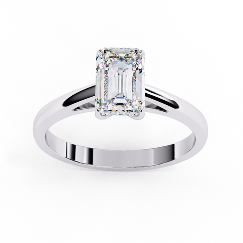 The Stellaire Emerald Cut Ring