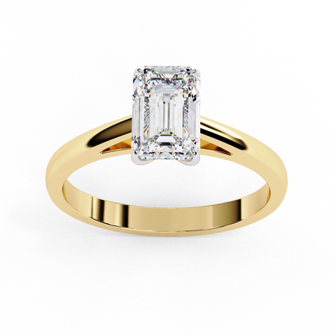 The Stellaire Emerald Cut Ring