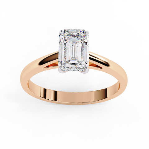 The Stellaire Emerald Cut Ring