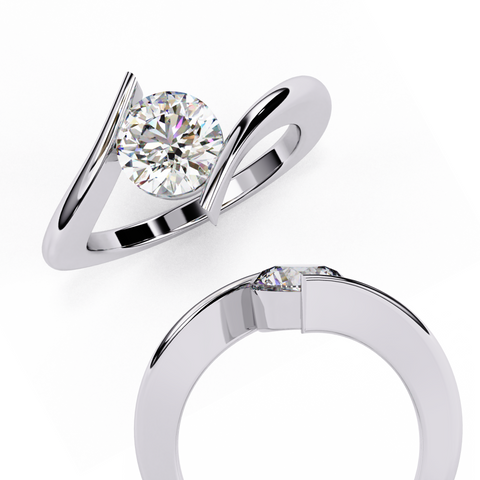 The Aurevia Round Cut Ring