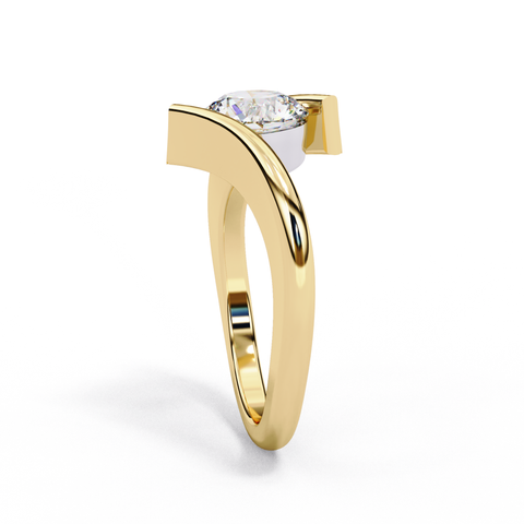 The Aurevia Round Cut Ring