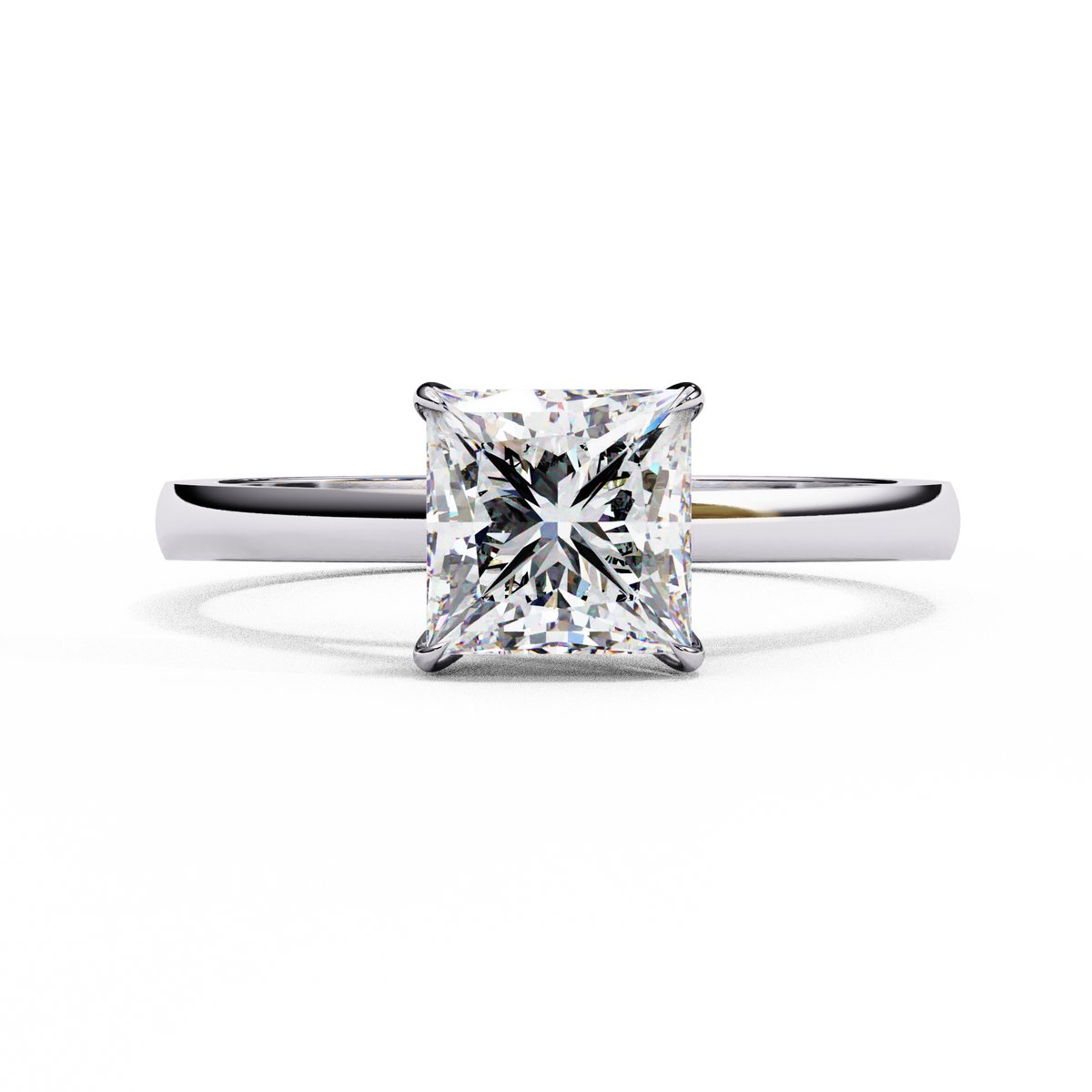 The Vionne Princess Cut Ring