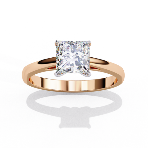 The Vionne Princess Cut Ring