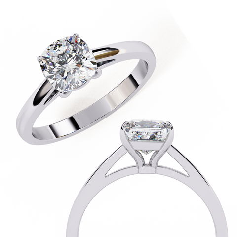 The Mireya Cushion Cut Ring