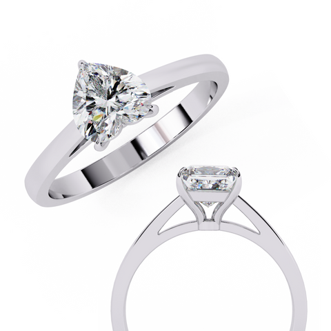 The Liora Heart Cut Ring