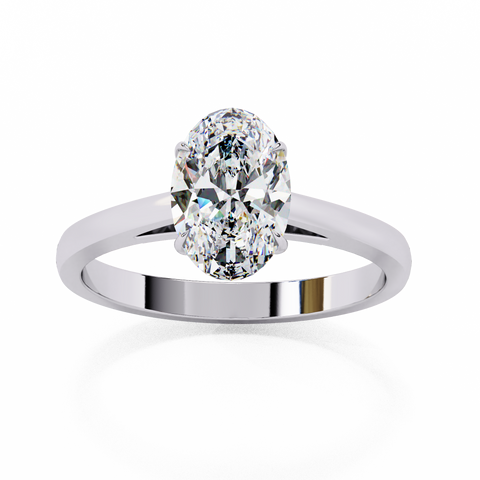 The Serenelle Oval Cut Ring