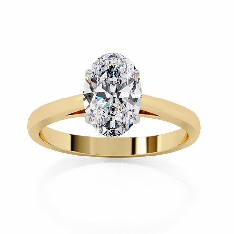 The Serenelle Oval Cut Ring