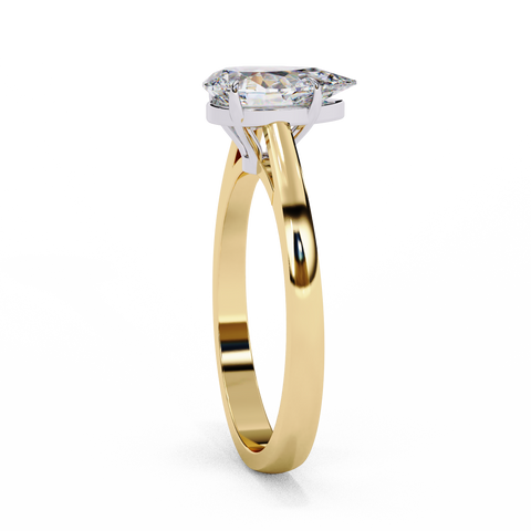 The Virelle Pear Cut Ring