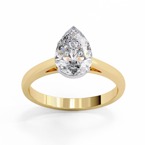 The Virelle Pear Cut Ring