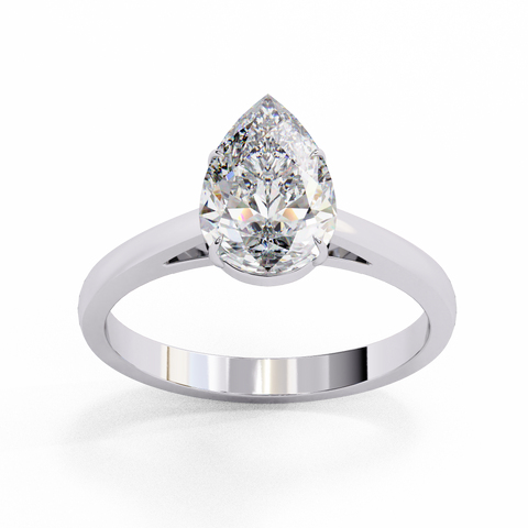 The Virelle Pear Cut Ring