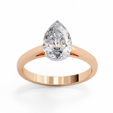 The Virelle Pear Cut Ring
