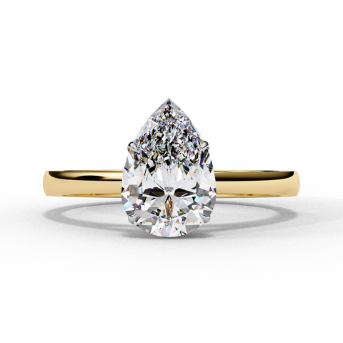 The Virelle Pear Cut Ring