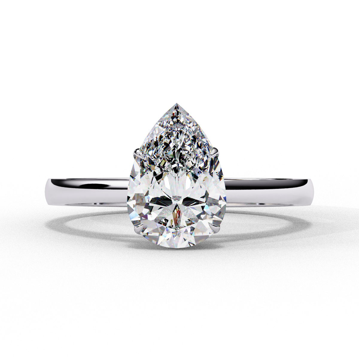 The Virelle Pear Cut Ring