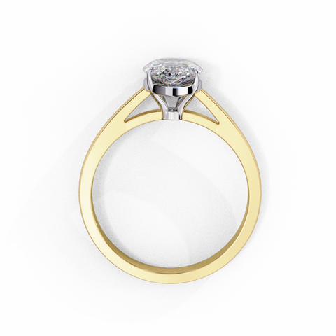 The Virelle Pear Cut Ring