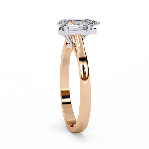 The Virelle Pear Cut Ring